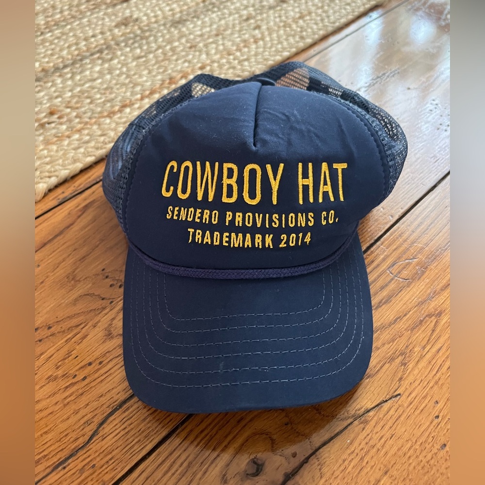 Cowboy Hat trucker hat Sendero provisions co